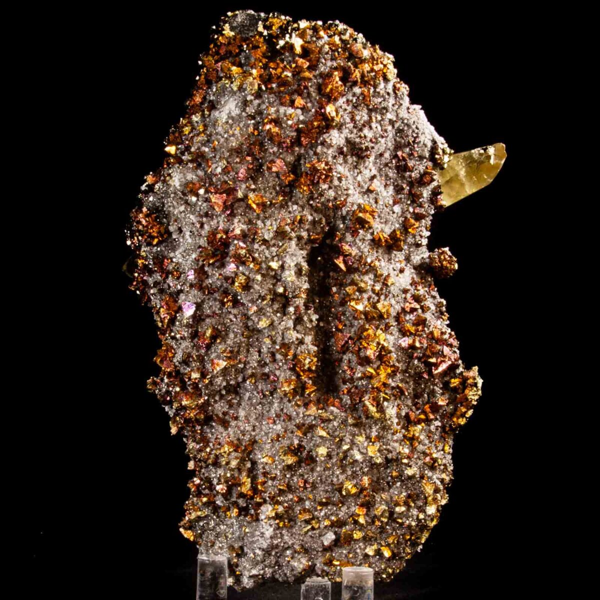 Calcite with Chalcopyrite and Dolomite