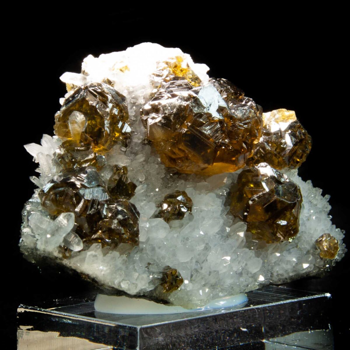 Sphalerite (Cleophane) with Quartz