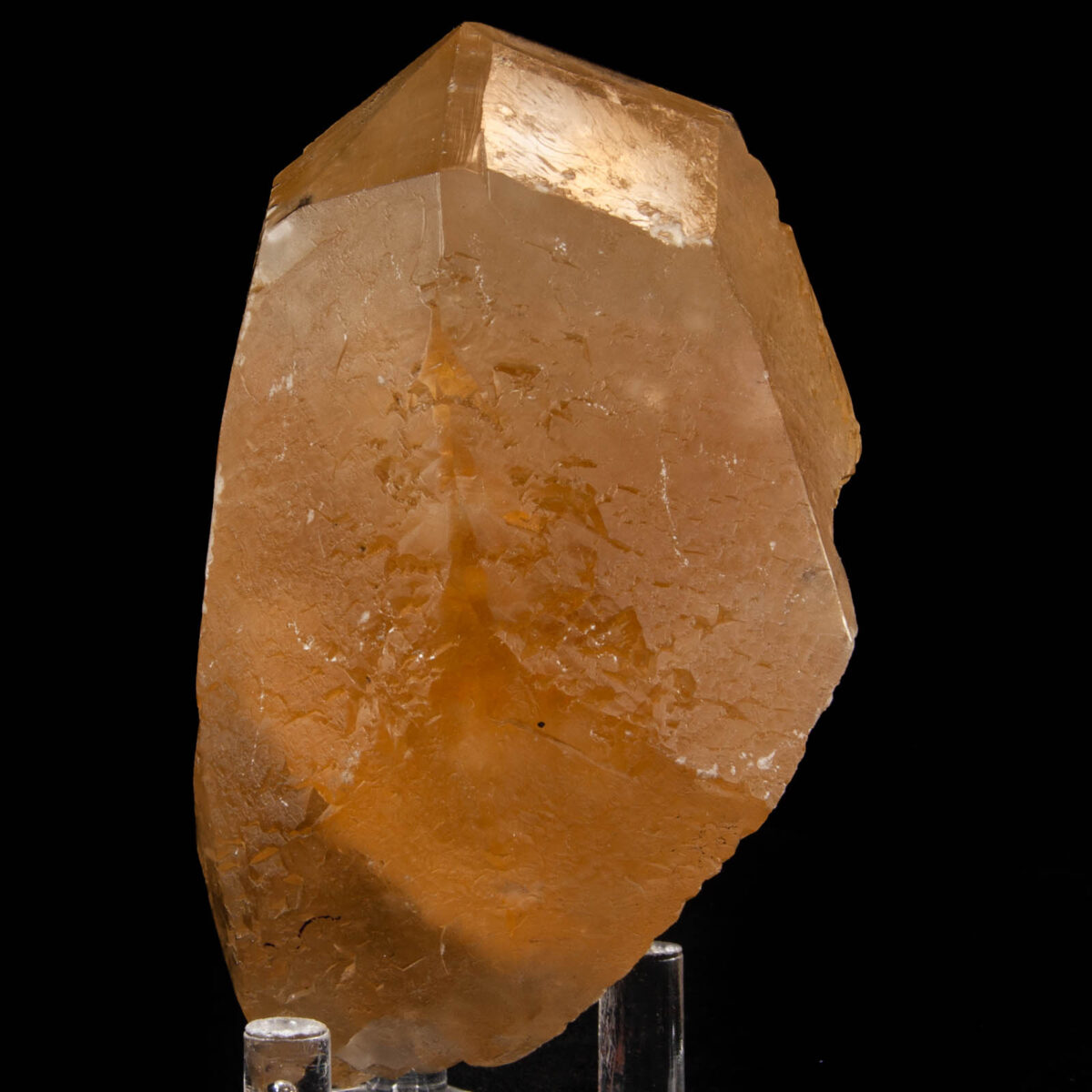 Calcite on Fluorite