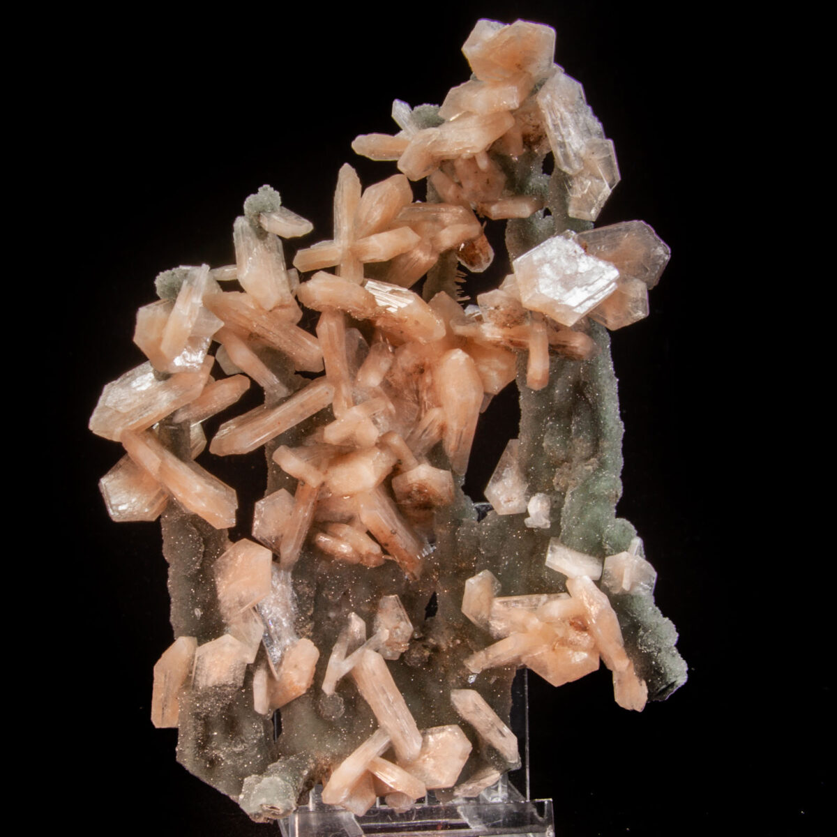 Chalcedony Stalactites with Stilbite