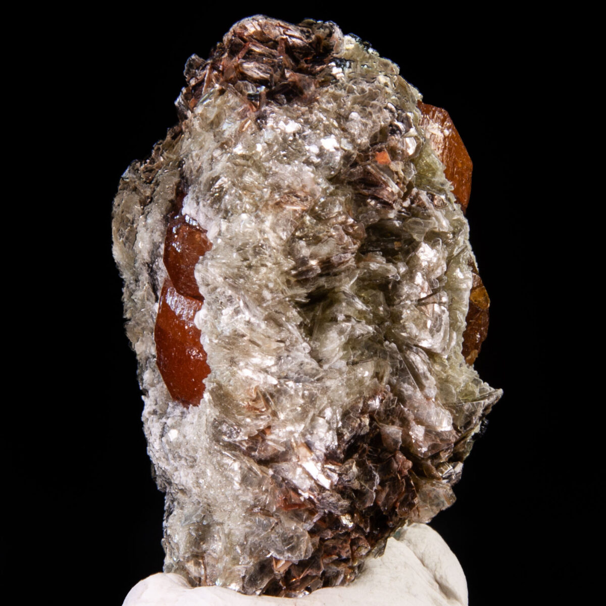 Spessartine Garnet in Muscovite