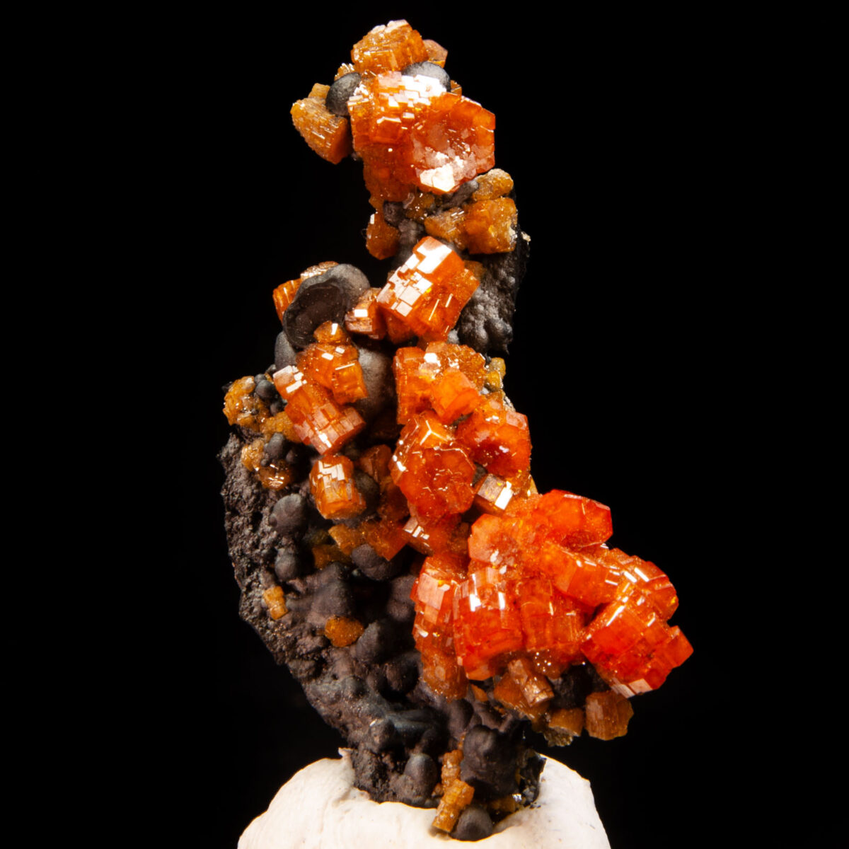 Vanadinite on Goethite