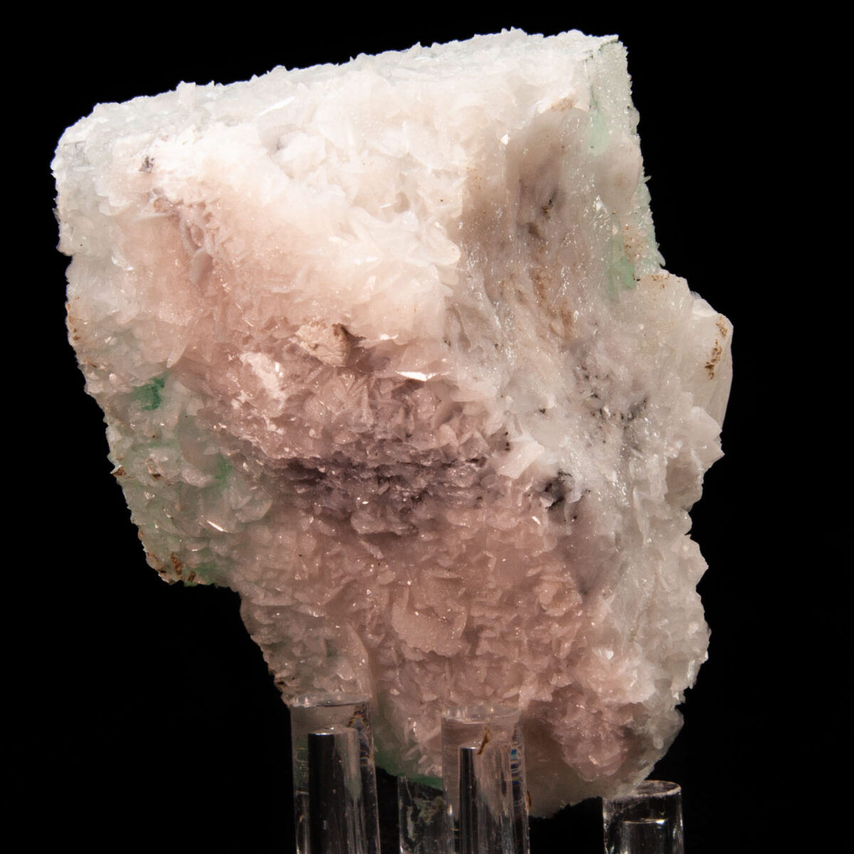 Calcite over Fluorite