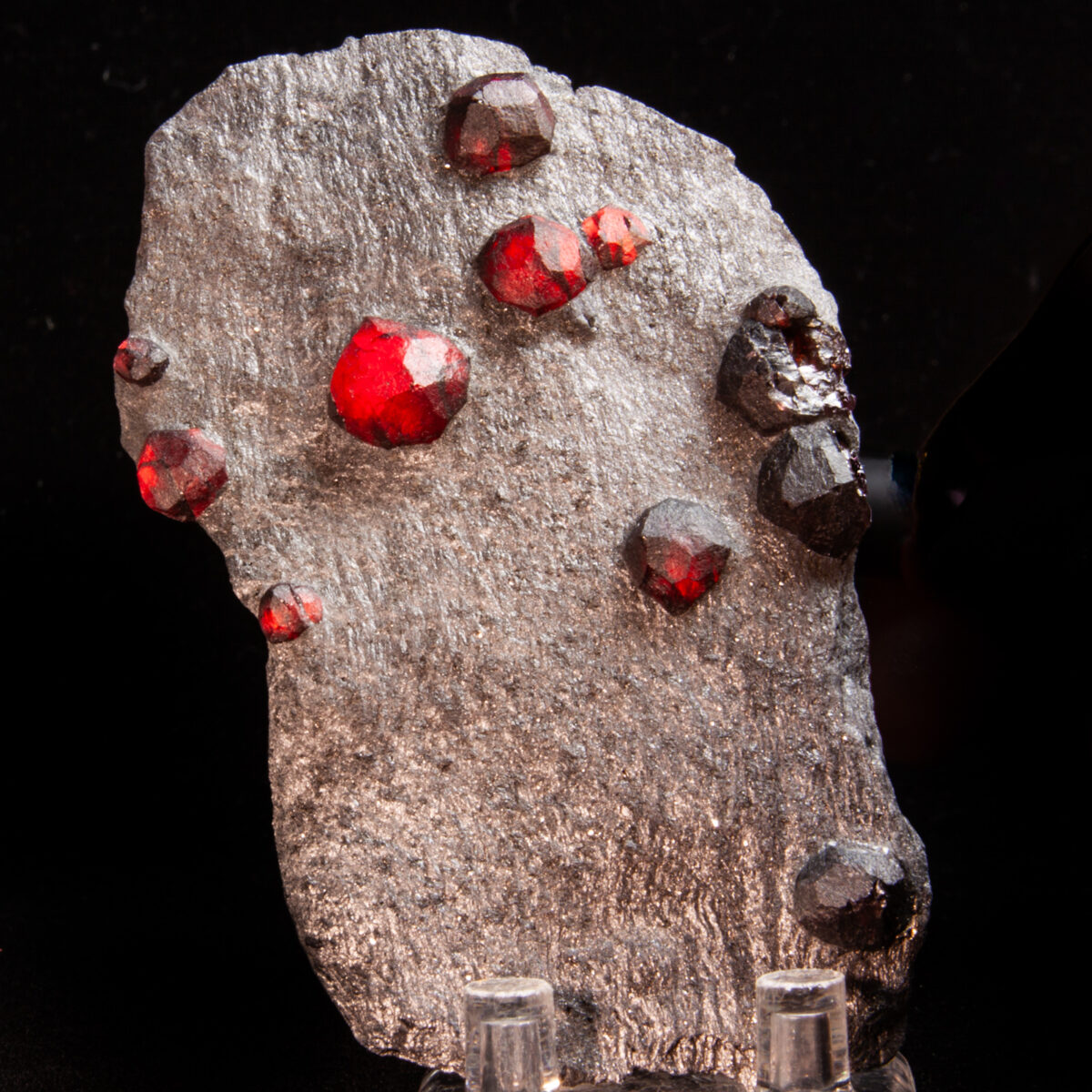 Garnets in Graphite Schist