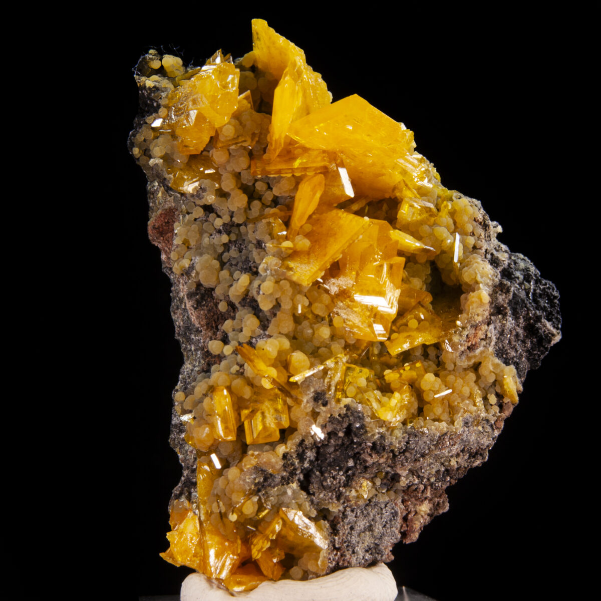 Wulfenite with Mimetite