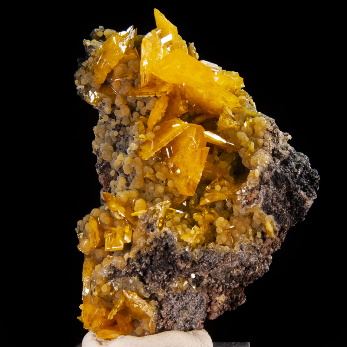 Wulfenite with Mimetite