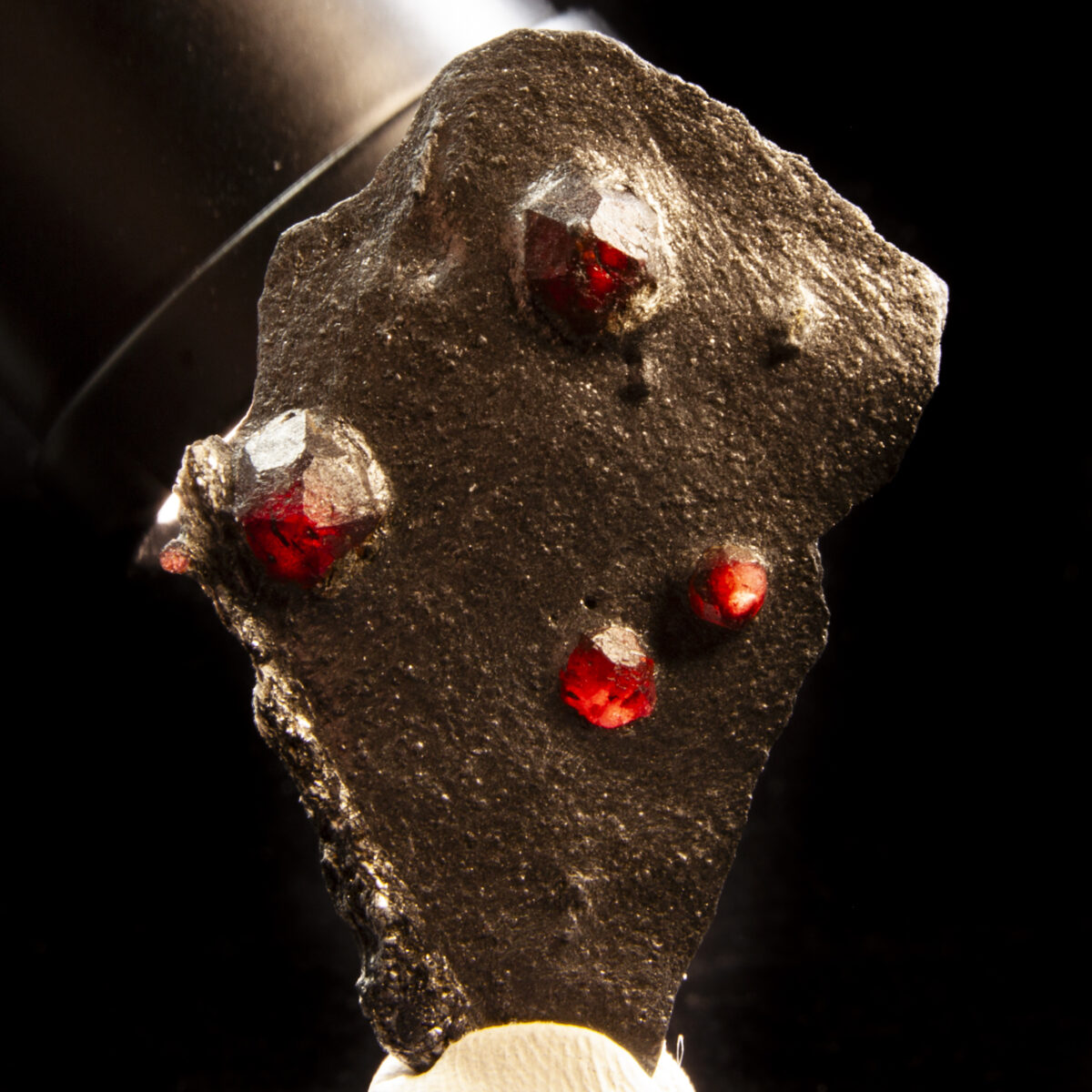 Garnets in Graphite Schist