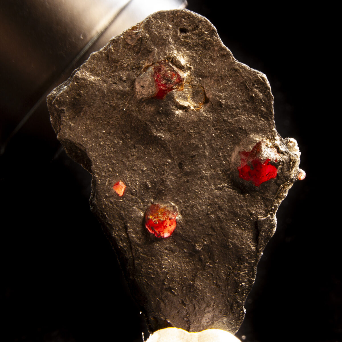 Garnets in Graphite Schist