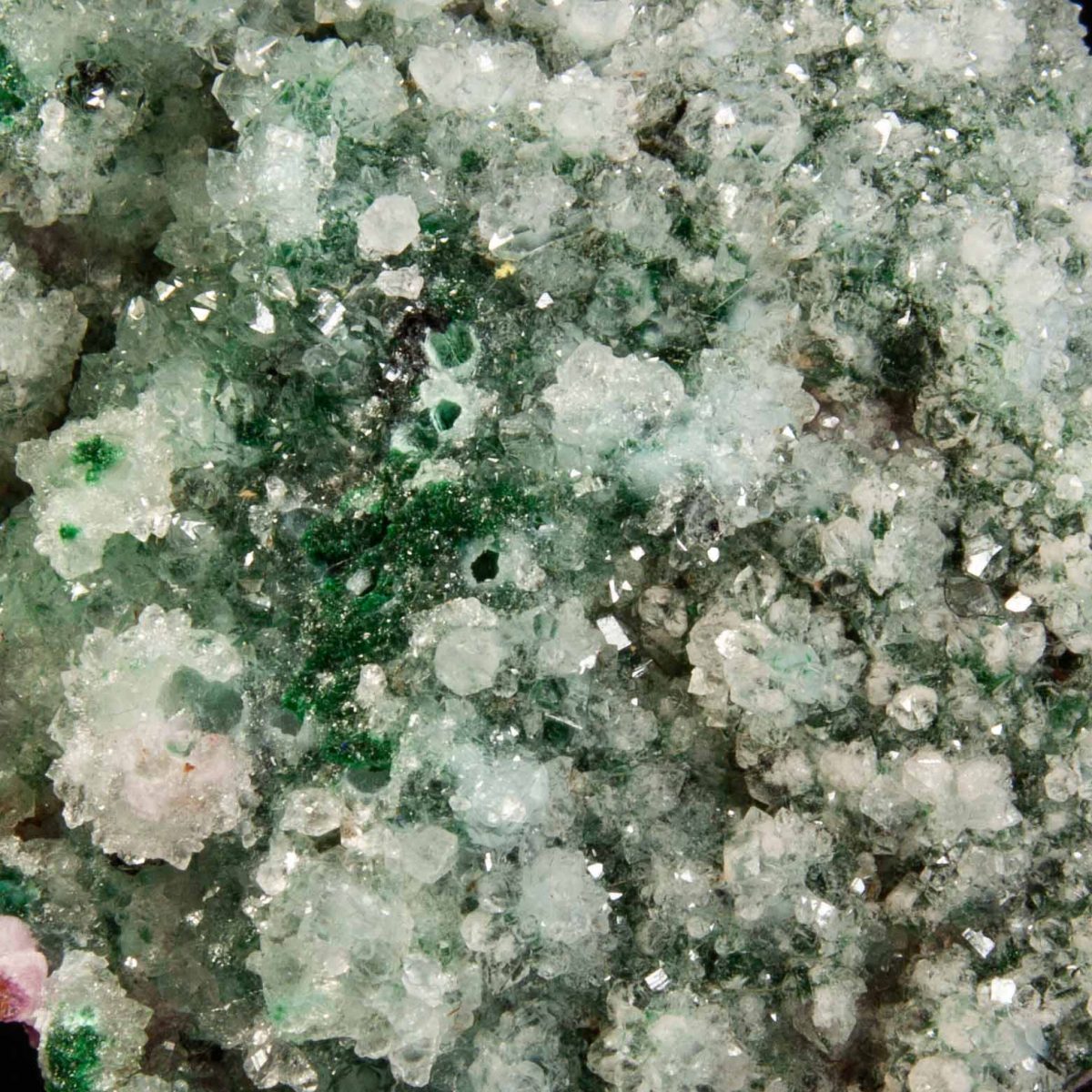 Quartz over Malachite