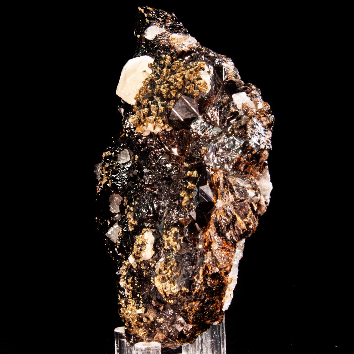 Calcite and Sphalerite with Pyrite