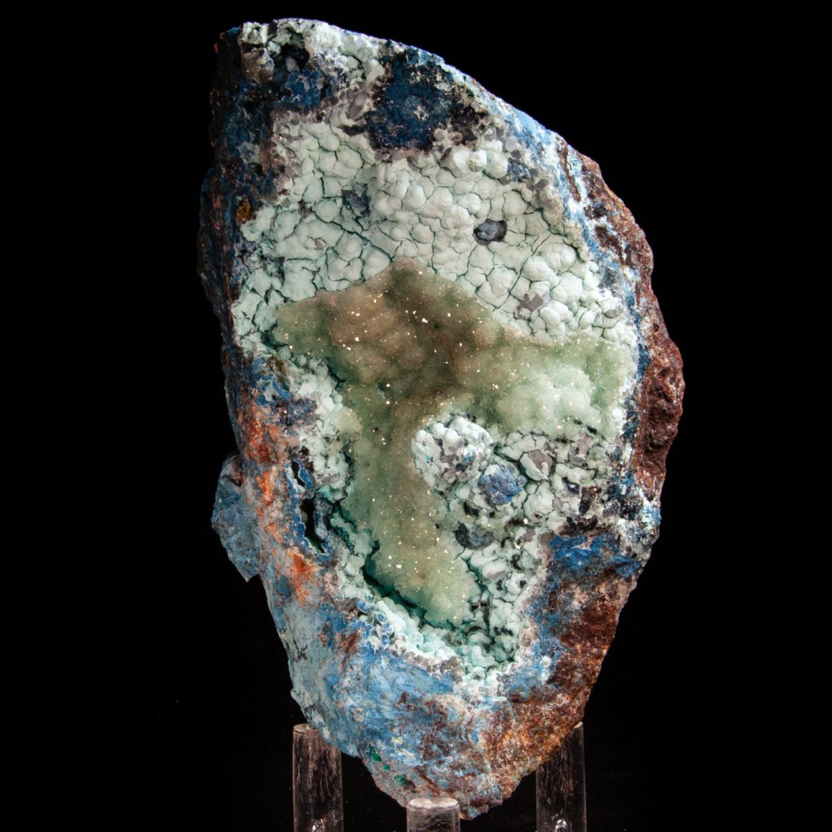 Plancheite and Quartz