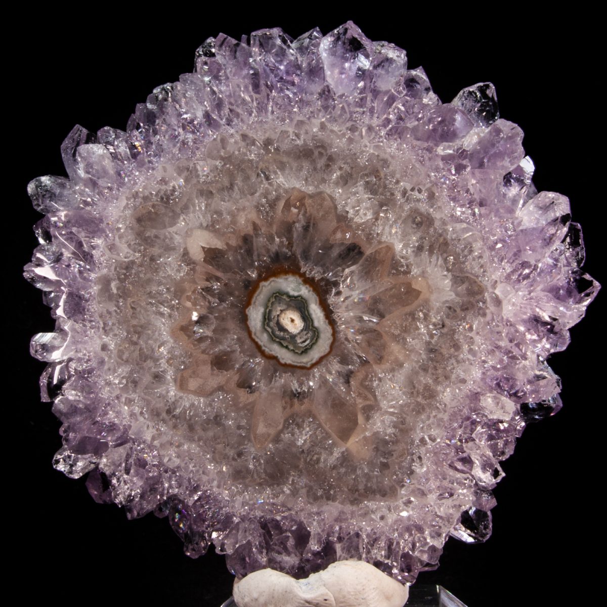 Amethyst Stalacite Slice (Polished)