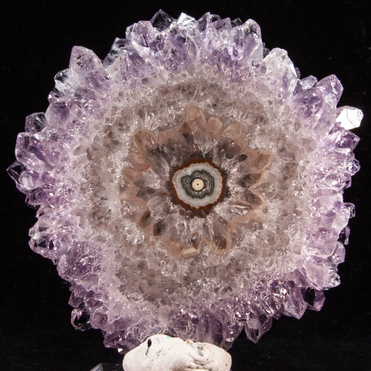 Amethyst Stalacite Slice (Polished)