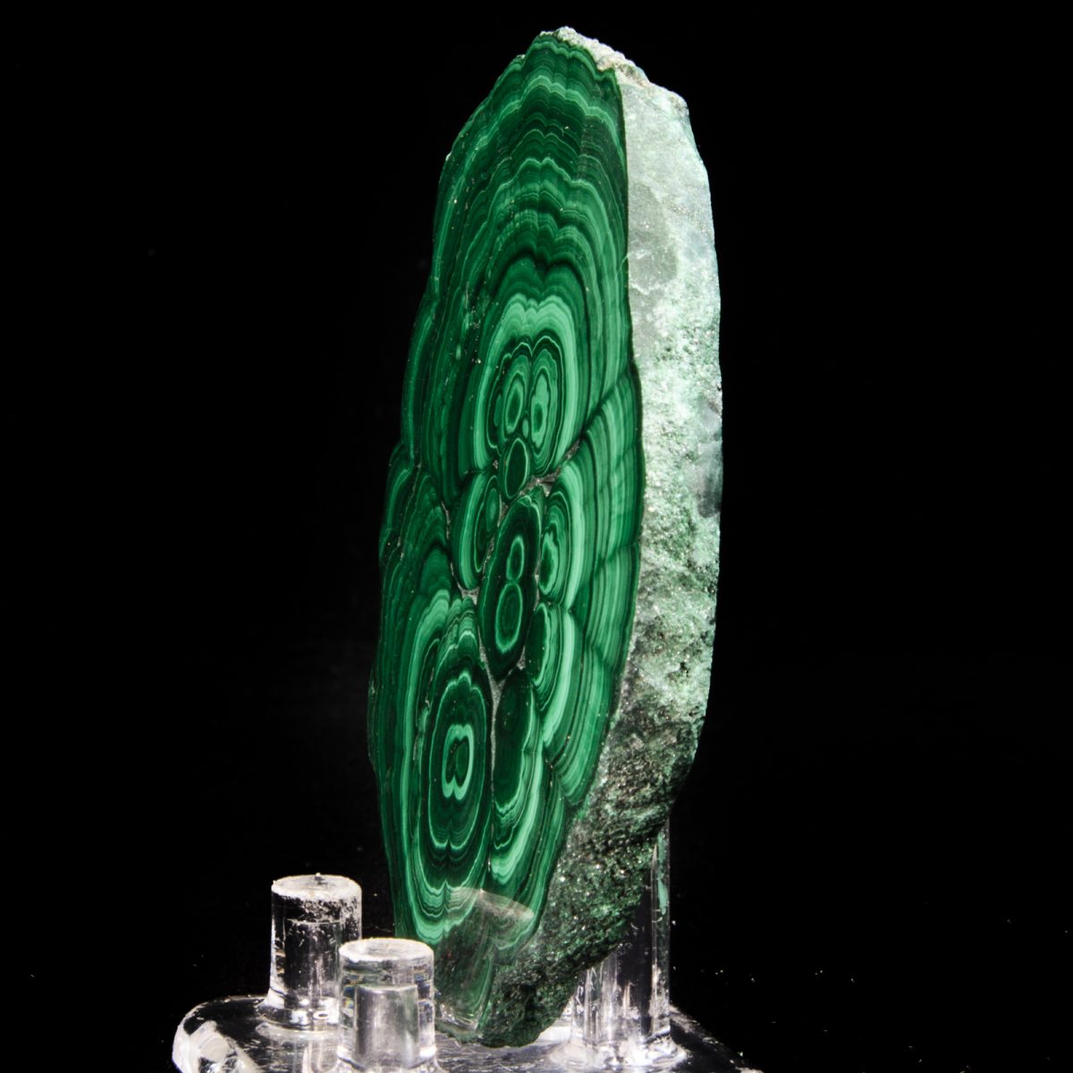 Malachite Stalactite (Polished Slice)