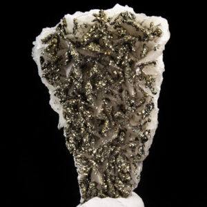 Marcasite on Calcite