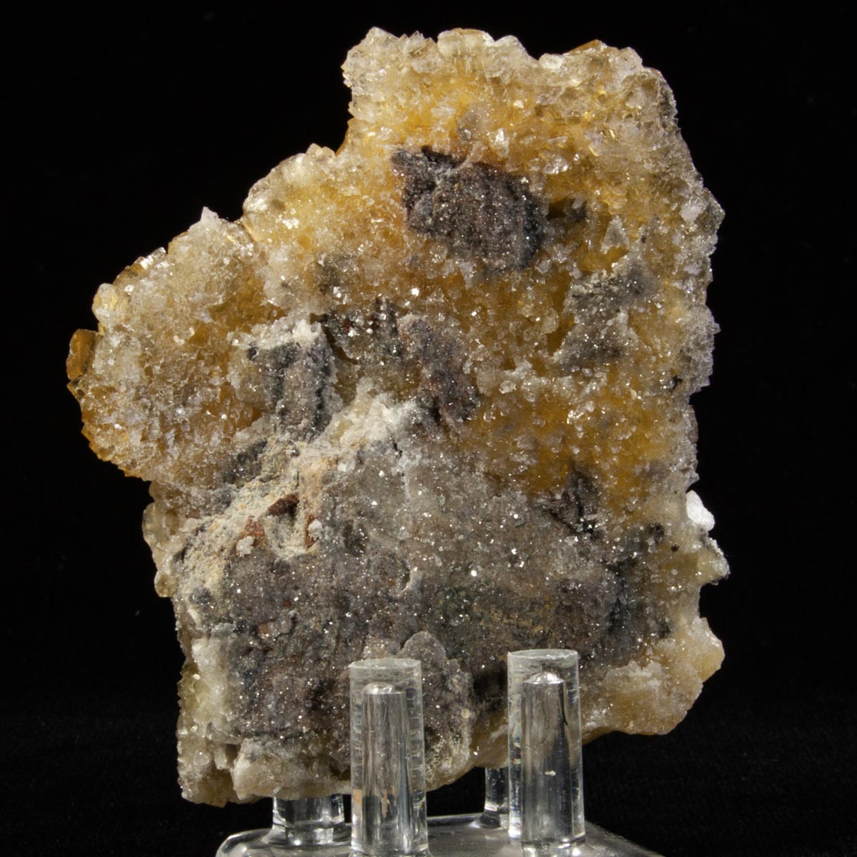 Fluorite and Chalcopyrite with Dolomite
