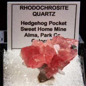 Rhodochrosite and Quartz