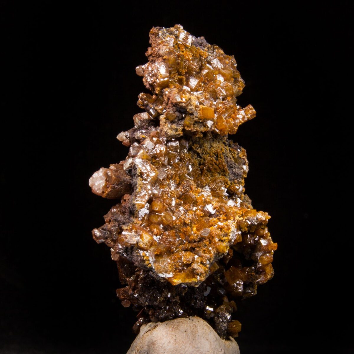 Wulfenite and Calcite