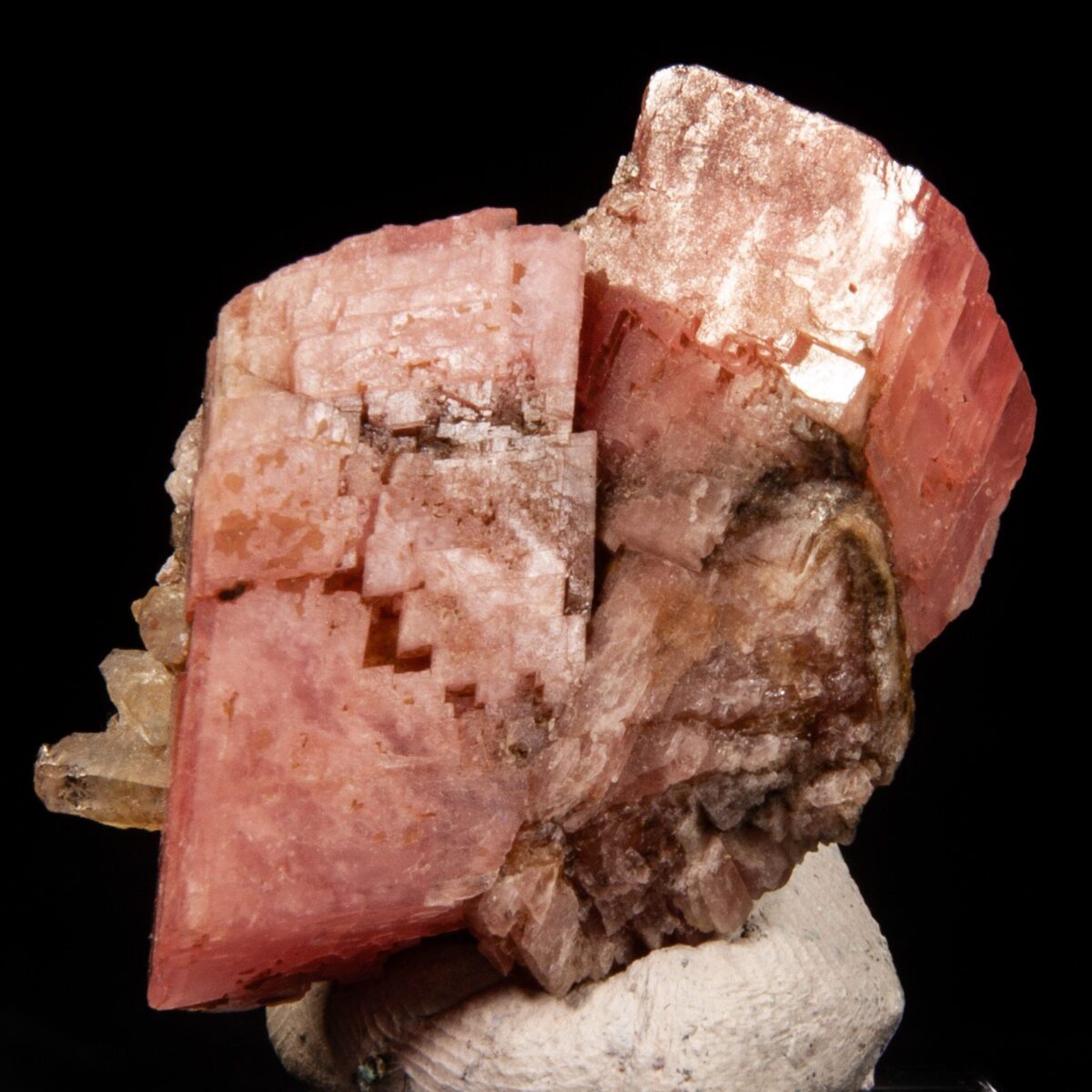 Rhodochrosite and quartz
