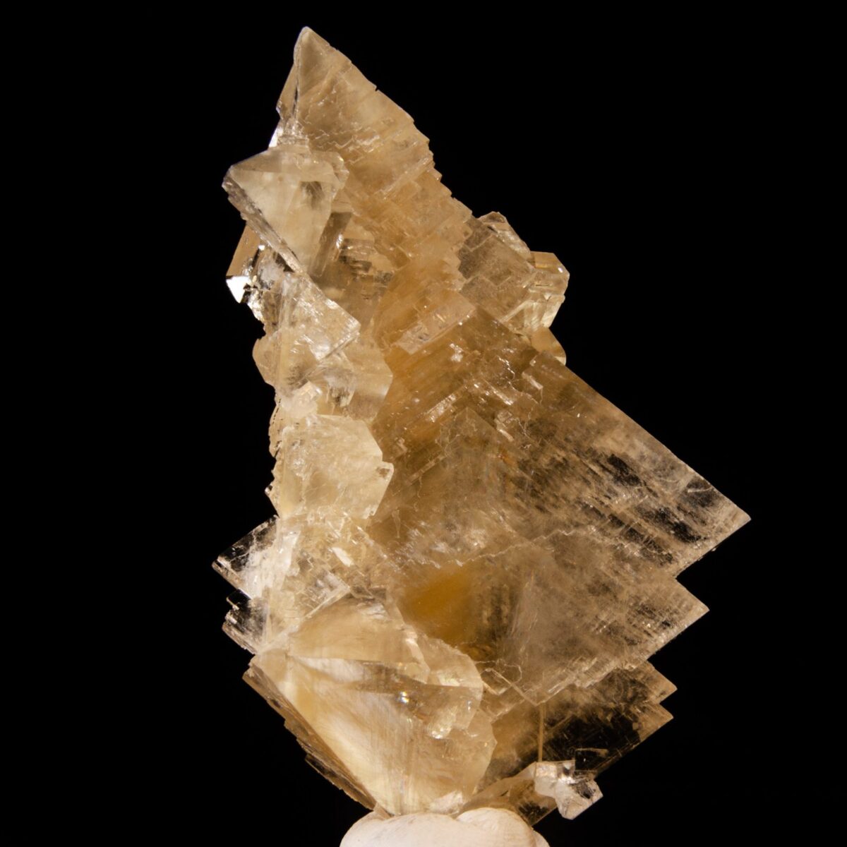 Calcite twinned crystals