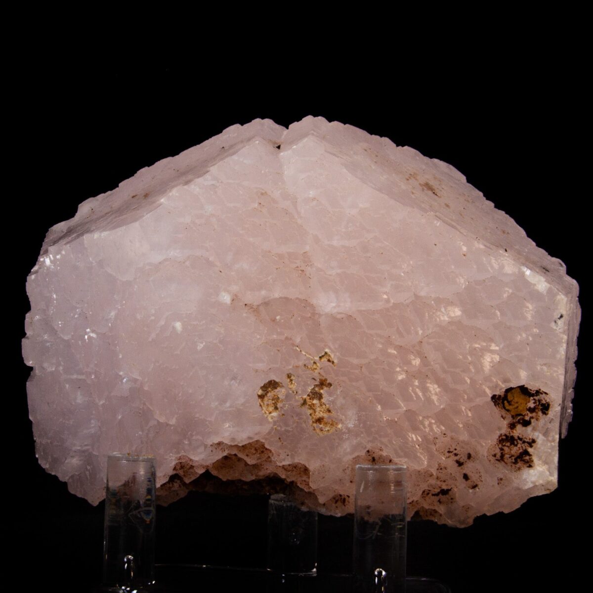 Manganoan Calcite twinned crystals