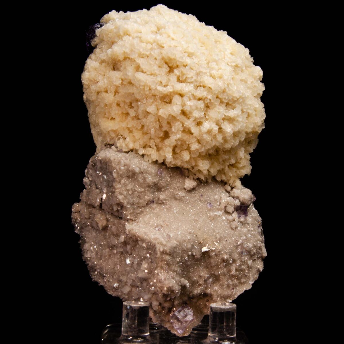 Fluorite with Baryte and Dolomite