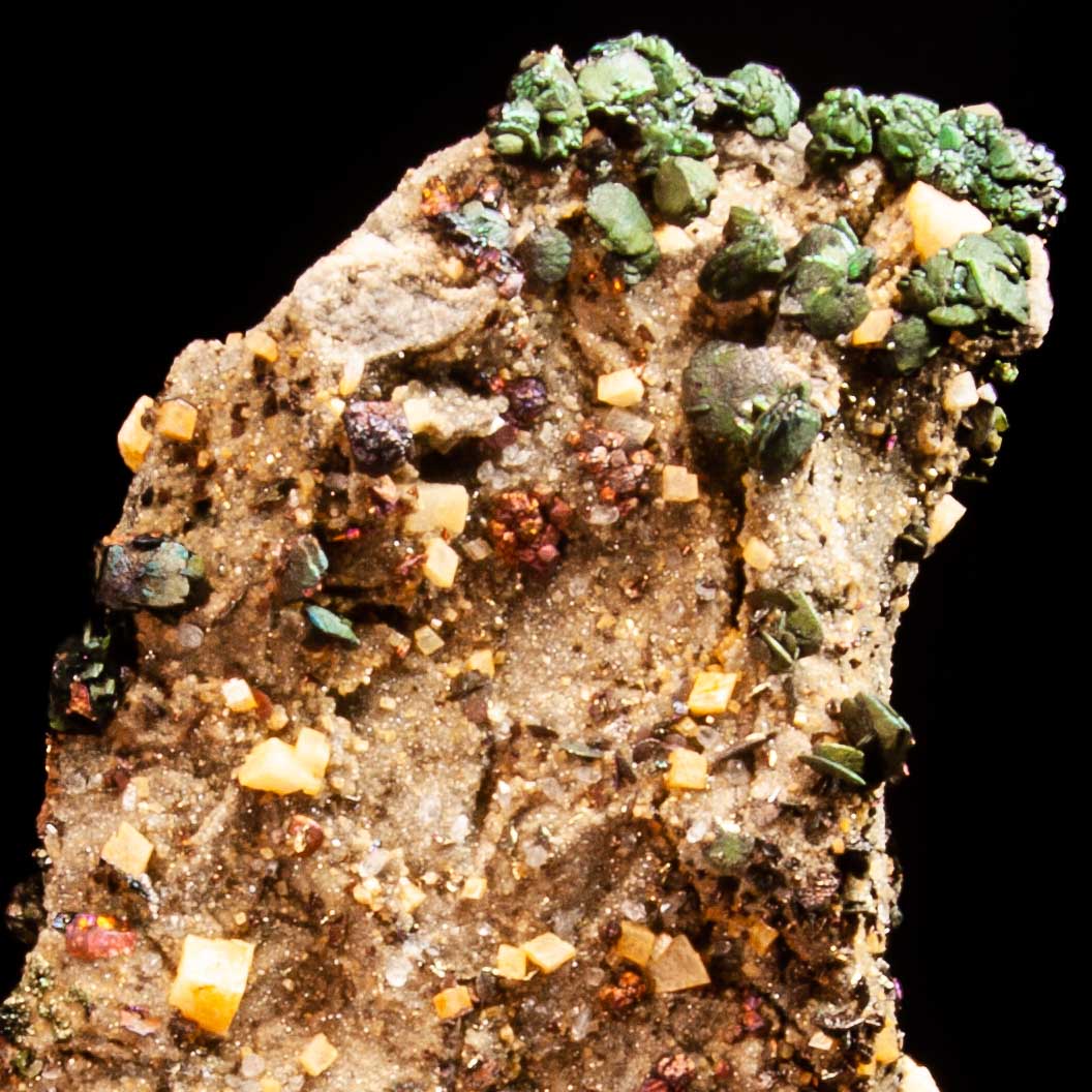 Dolomite with Chalcopyrite and Calcite