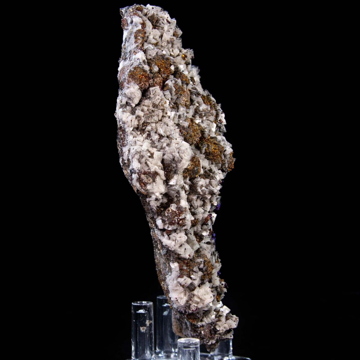 Chalcopyrite and Calcite