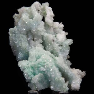 Calcite on Chrysocolla