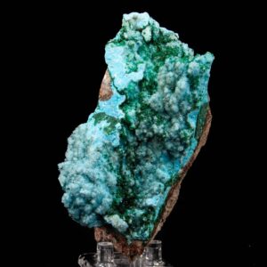 Chrysocolla with Malachite and Quartz