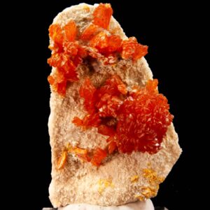 Orpiment on Baryte