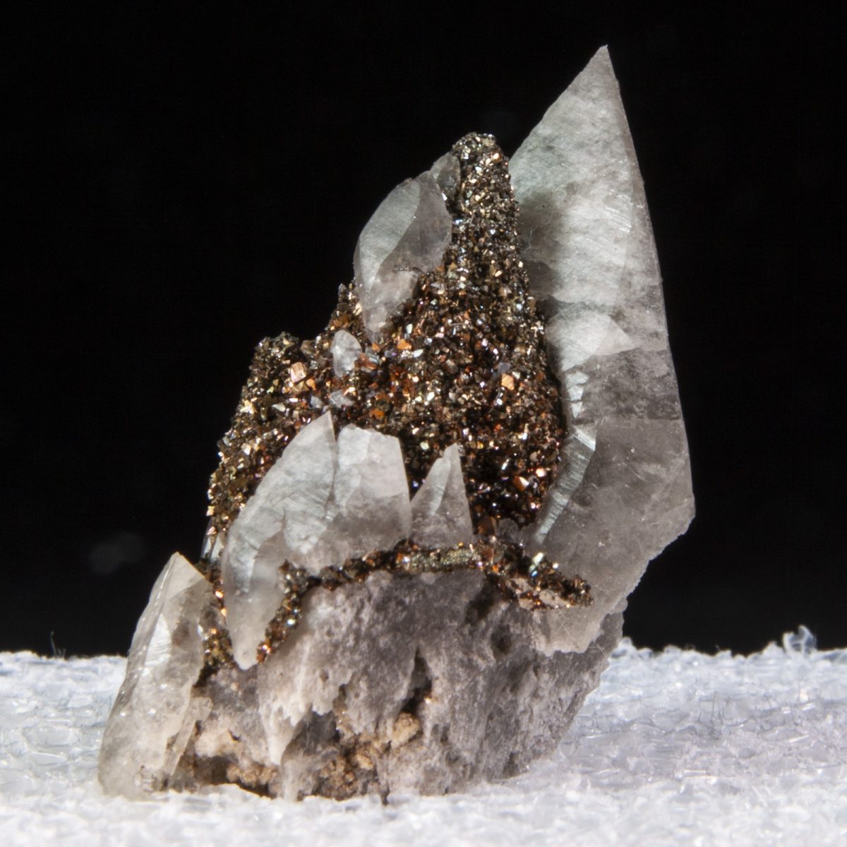 Calcite and Chalcopyrite