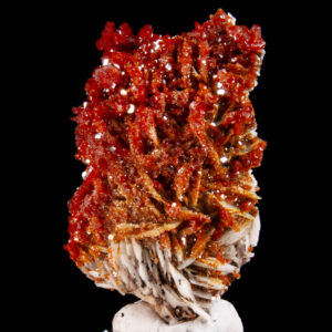 Vanadinite on Baryte