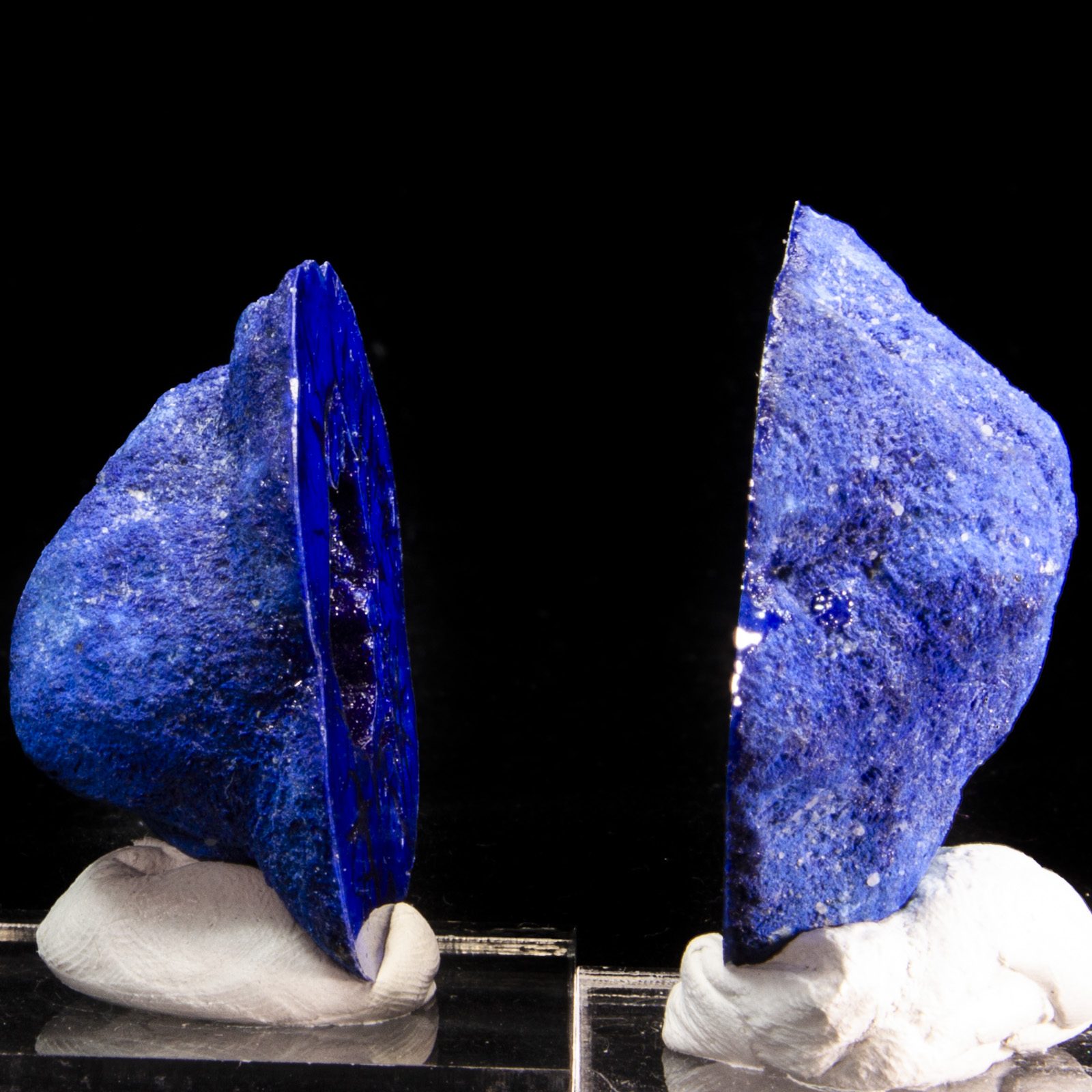 Azurite Geode Mineral Specimen #225125