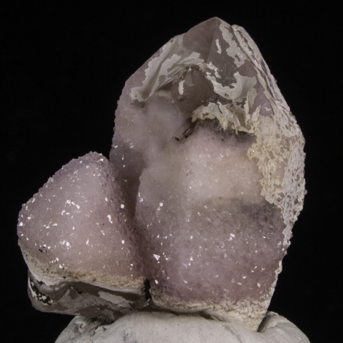 Rose Quartz on Quartz