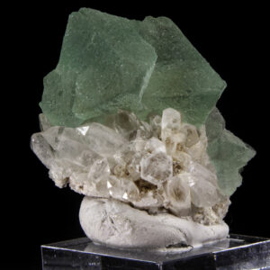 Fluorite on Quartz