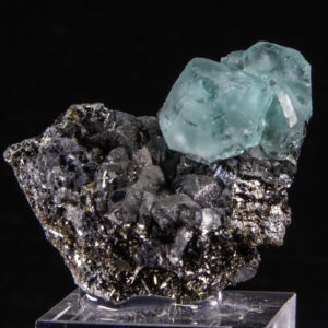 Fluorite with Sphalerite and Pyrite