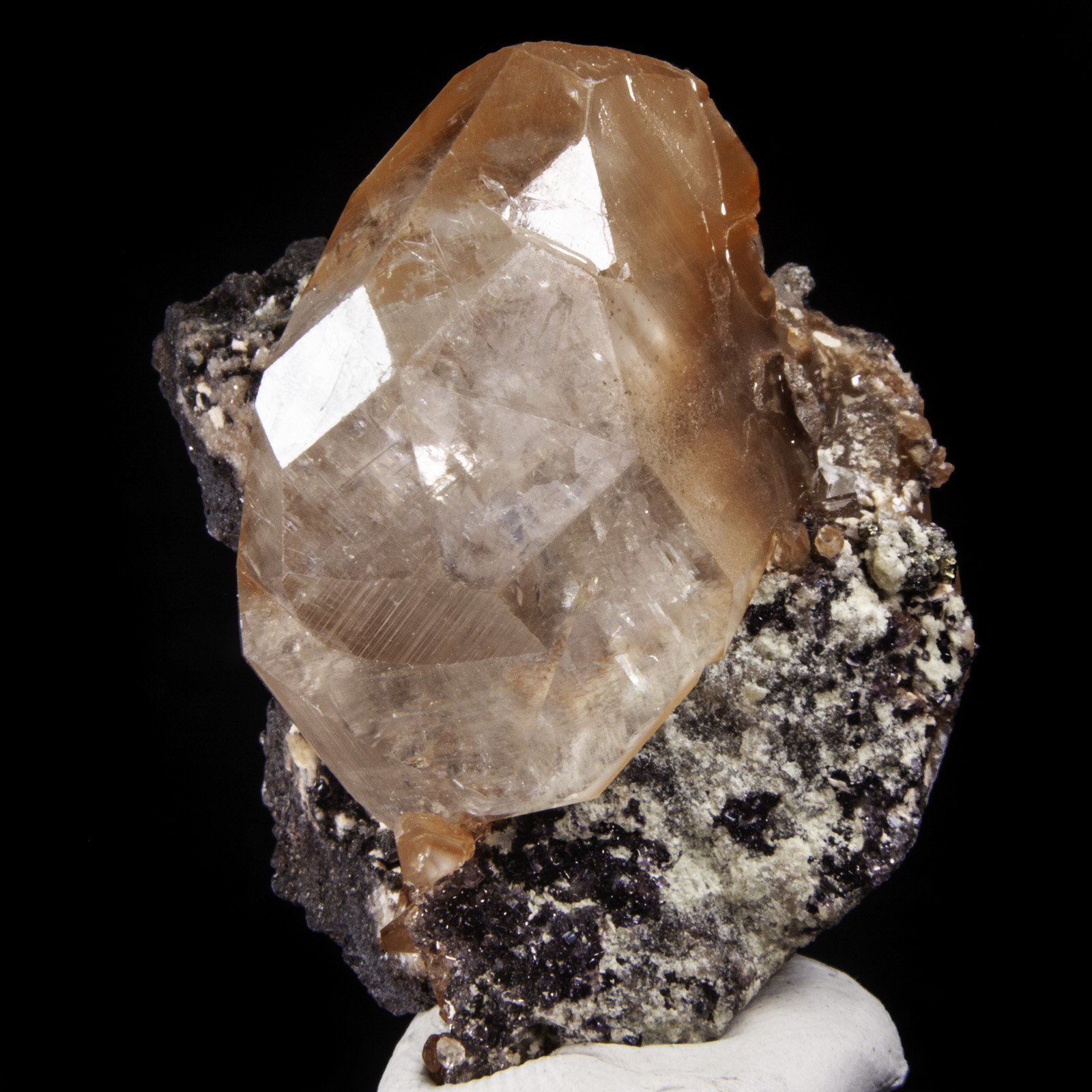 Calcite with Hemetite