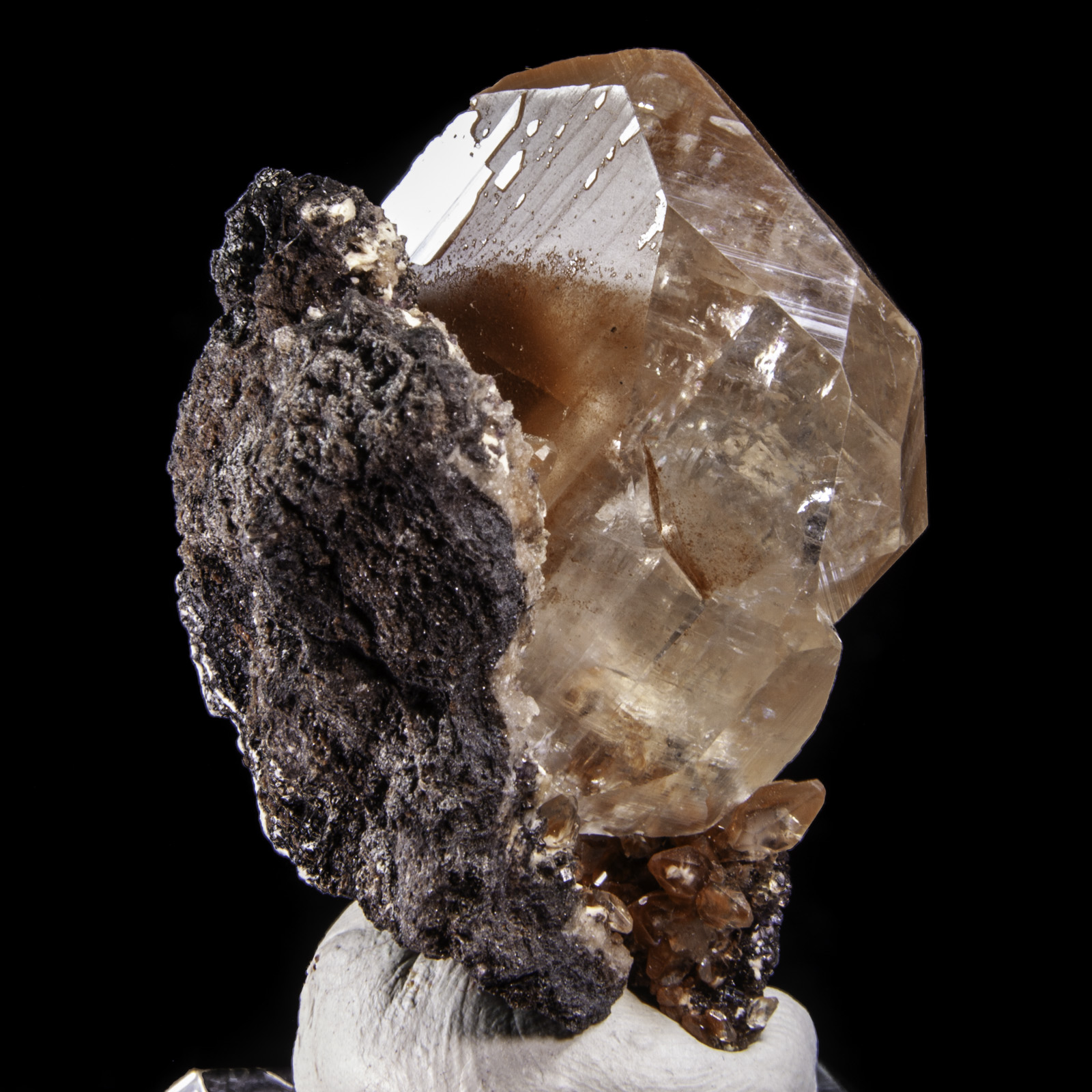 Calcite with Hemetite