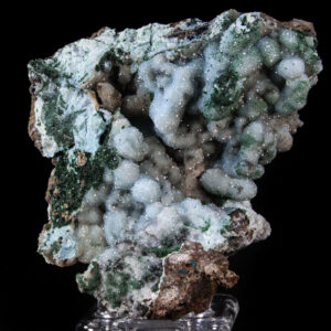Quartz on Malachite ps malachite ps gypsum