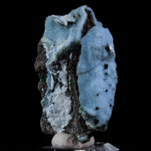 Quartz on Chrysocolla with Malachite