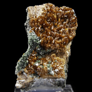 Garnet var. Grossular, with Clinochlore