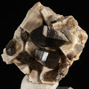 Smoky Quartz on Microcline