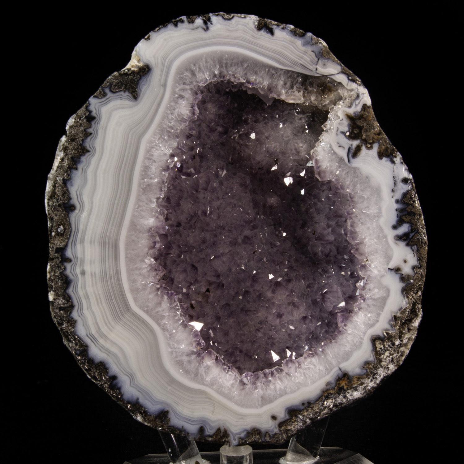 Quartz var. amethyst Geode