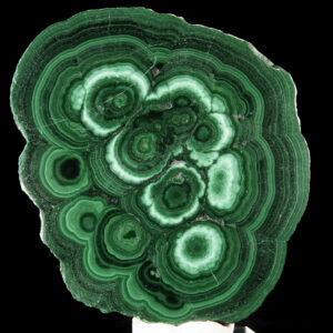 Malachite Stalactite slice (Polished)