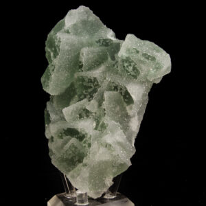 Quartz on Fluorite