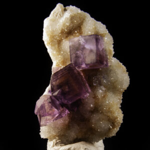 Fluorite on Quartz