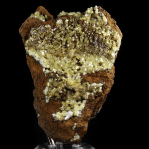 Adamite with Calcite